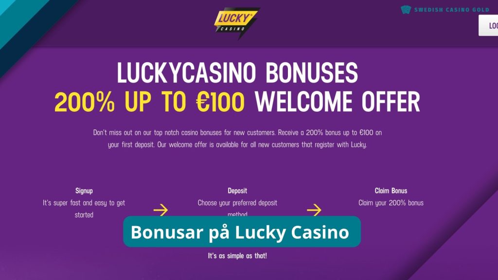 Bonusar på Lucky Casino 