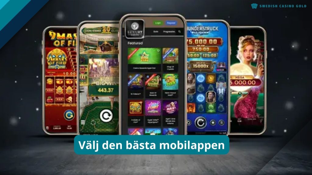 Hur man väljer den bästa mobilappen för onlinekasino i Sverige
