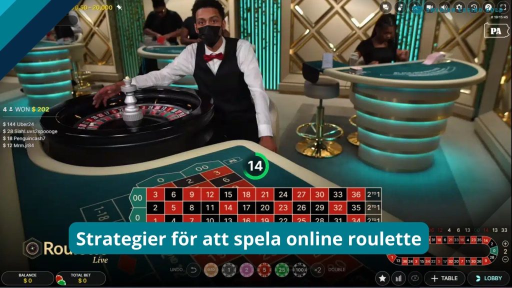 Strategier för att spela online roulette